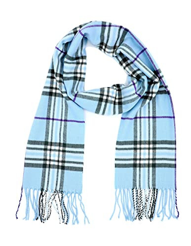 Achillea Soft & Warm Tartan Plaid Checked Cashmere Feel Winter Scarf Unisex - 10