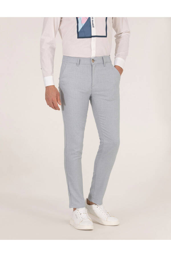 Açık Mavi Slim Fit Beli Lastikli Chino Pantolon 50271248-VR003 - 18