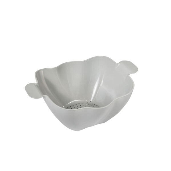 Acrylic Grey Pasta Strainer & Vegetable Fruit Strainer - 3