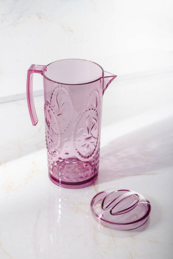 Acrylic Magic 2.3 Lt Burgundy Pitcher (Not Glass !!!) - 4