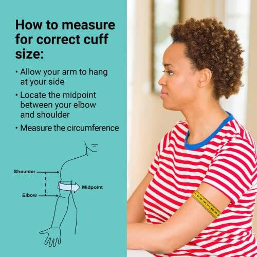 A&D Medical Premium Pre-Formed Cuff Upper Arm Blood Pressure Monitor (23-43 cm / 9-17