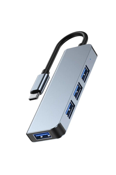 Адаптер-разветвитель Type-C 1xUSB 3.0 3xUSB 2.0 Hub OTG Byl-2013t - 1