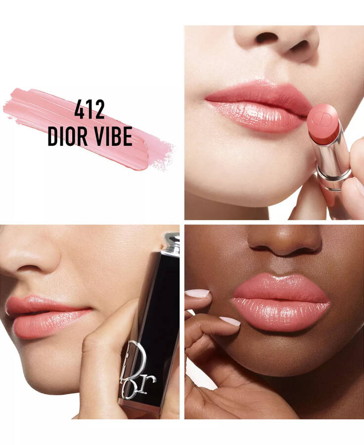 Addict Doldurulabilir Parlak Ruj 412 Dior Vibe (Pembe Nude) - 3