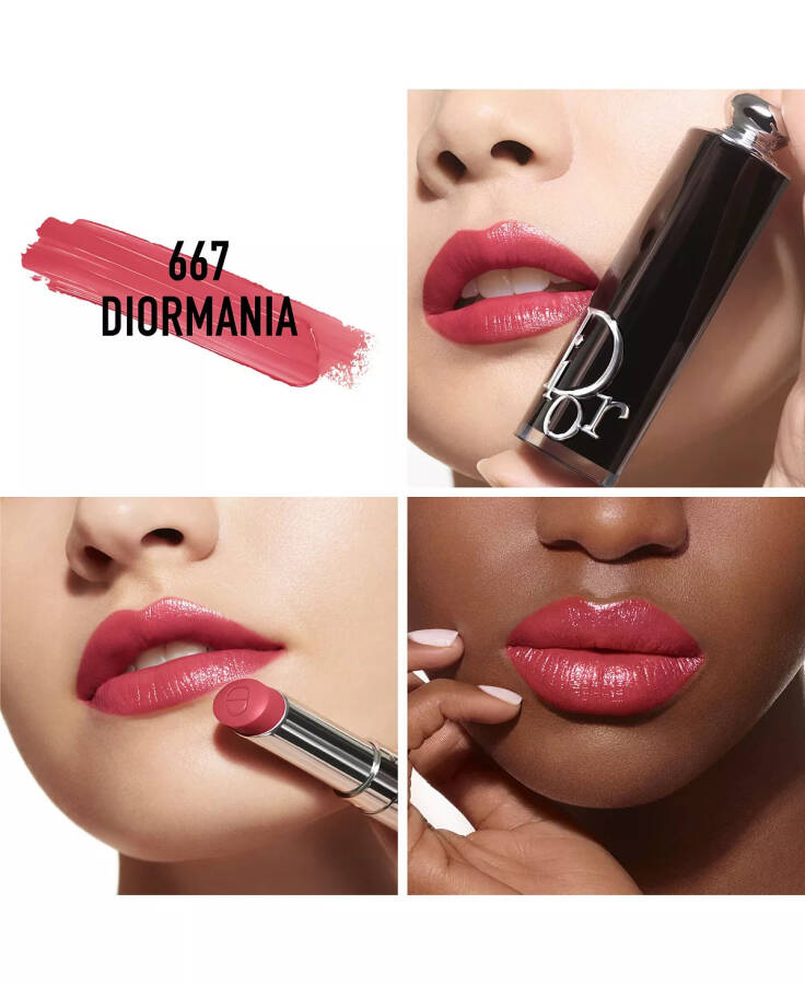 Addict Refillable Shine Lipstick 667 Diormania (A Rosewood) - 3