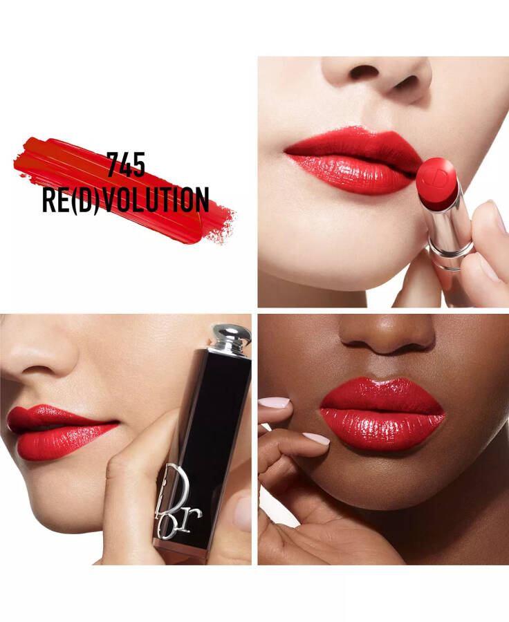 Addict Refillable Shine Lipstick 745 Re(d)volution (A raspberry pink) - 3