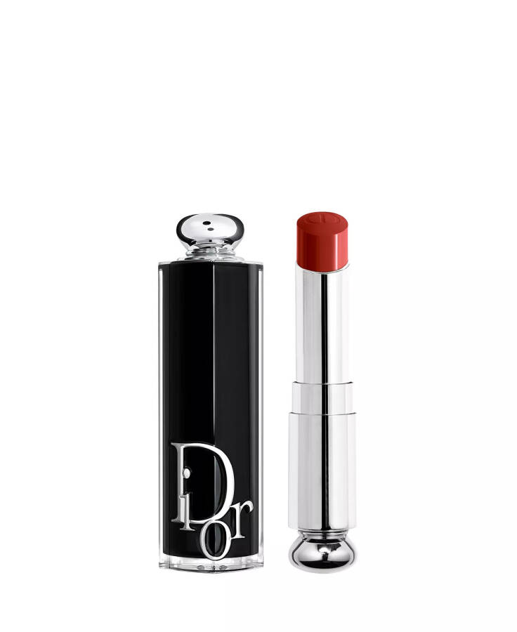 Addict Refillable Shine Lipstick 845 Vinyl Red (A bright red) - 1