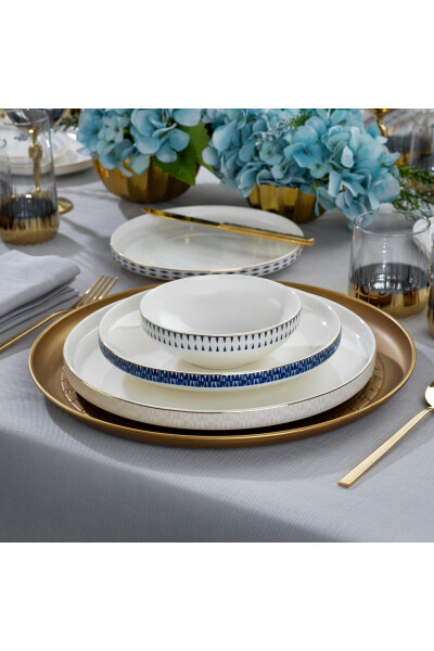 Adel Self 56 Piece Dinner Set - Gold - 4