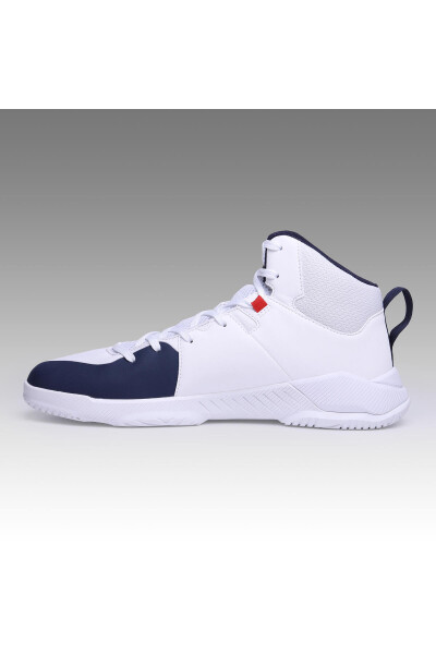 Adult Basketball Shoes - White / Navy - Protect 120 - 17