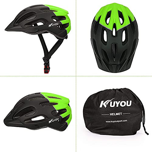 Adult Cycling Bike Helmet with Adjustable Ultralight Stable Road/Mountain Bike Cycle Helmets for Mens Womens - 2