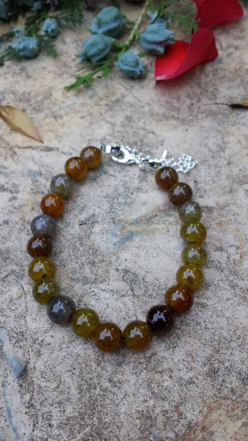 Agate Natural Stone Bracelet for Women - 1