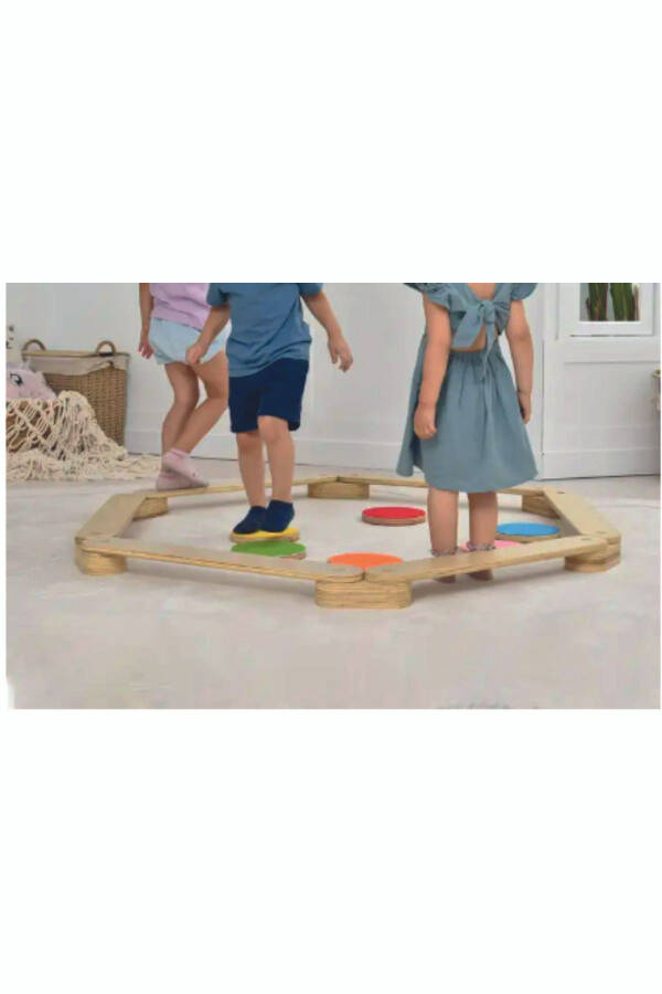 Ahşap Denge Kirişi, Denge Tahtası, Oyuncak, Aktivite Oyuncağı, Ahşap Oyuncaklar, Montessori Oyuncak - 24