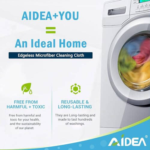 AIDEA Microfiber Cleaning Cloths - 100PK, Soft Absorbent Rags for Cleaning, Lint-Free Towels Cleaning, Kitchen Towels, Microfiber Dusting Cloth for Home, Car, Window, Cleaning Supplies - 12in.x12in. - 4