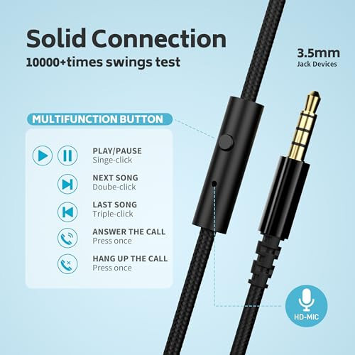 AILIHEN A8 Kablolu Kulaklıklar, Mikrofonlu Kulak Üstü Kulaklıklar, Öğrenciler, Sınıf, Seyahat, Öğrenme İçin Ayarlanabilir, Katlanabilir HD Stereo Ses 3.5mm Jaklı Akıllı Telefonlar, Chromebook, Dizüstü Bilgisayarlar İçin (Kırmızı) - 3