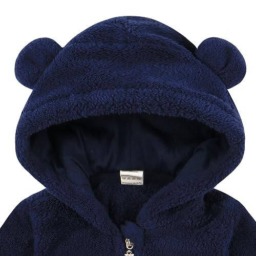 AIMISYOU Newborn Baby Girl Clothes Toddler Boy Fleece Jacket Neutral Outfit Winter Hoodie - 2