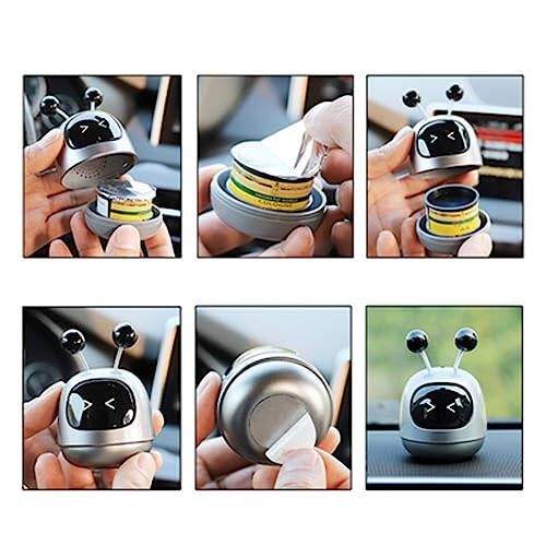 Air Balm, Long Lasting Fragrance, Solid Balm for Car Air Freshening with Odor Removal - Compact Diffuser Accessory - 2