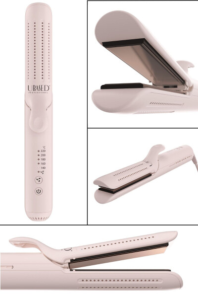 Air Duo-2-in-1 Hair Straightener and Curling Iron - Color: Rose Water - Titanium Plate - 1