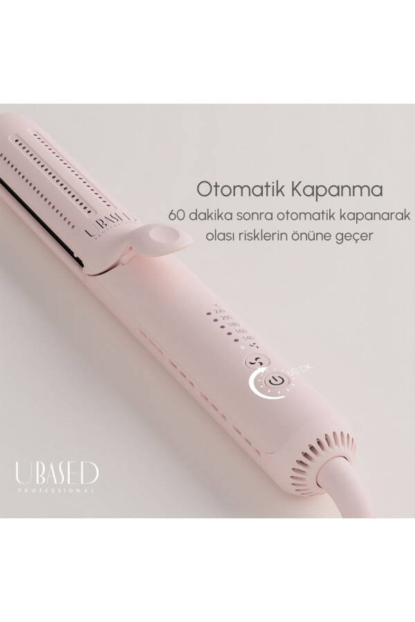 Air Duo-2-in-1 Hair Straightener and Curling Iron - Color: Rose Water - Titanium Plate - 7