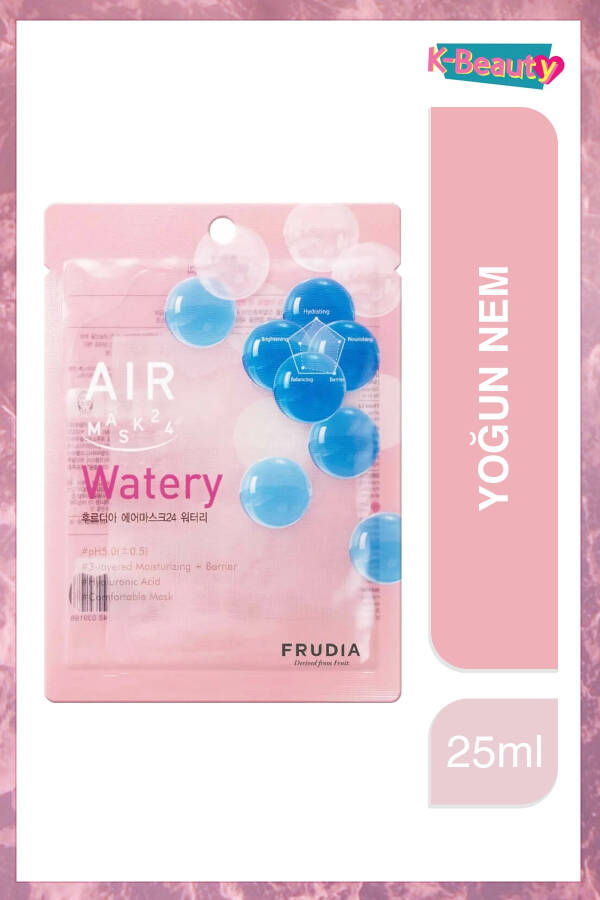 Air Watery 3-Layer Moisturizing Effective Mask 25 Ml 2 Pieces - 4