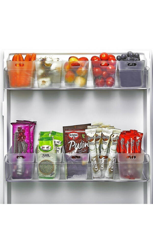 Akiss Home 12 Piece Refrigerator & Door Organizer Set, Organizer Box Wh-ah-959 - 1