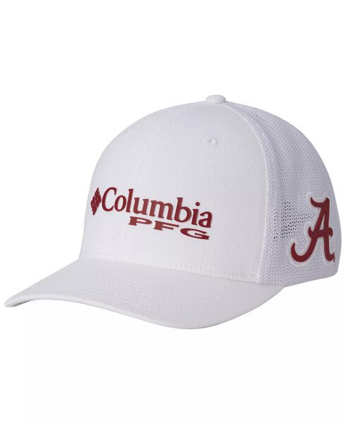 Alabama Crimson Tide PFG Stretch Fitted Cap White - 1