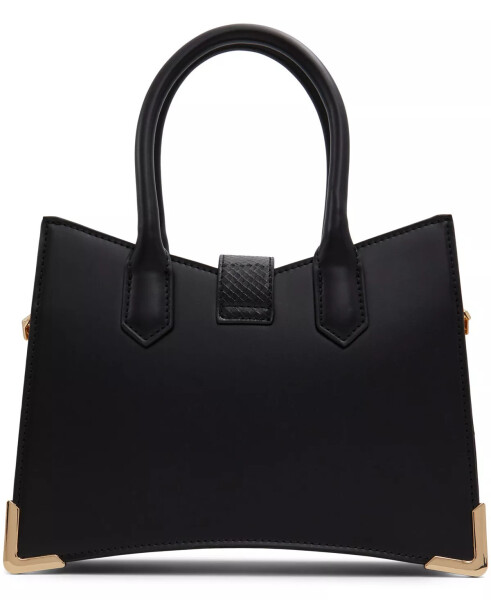 Alenanax Synthetic Satchel Black Overflow - 2