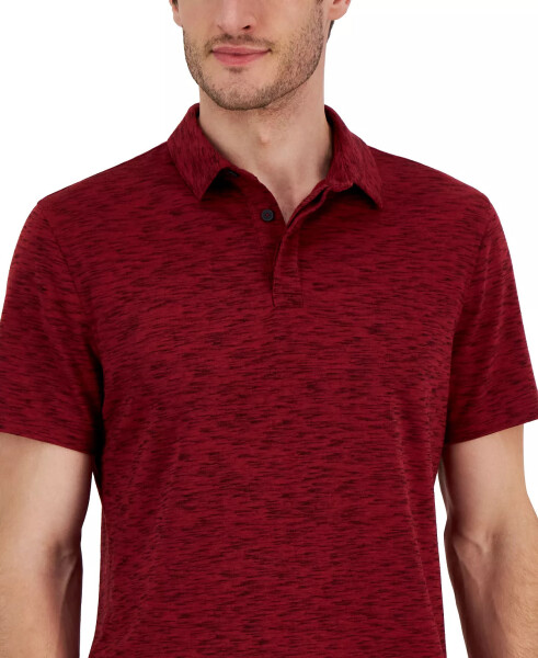 Alfatech Short Sleeve Marled Polo Shirt, Created for Modazone Clay Red Combo - 6