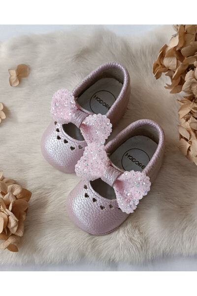 Alice Lila Genuine Leather Baby Moccasins - 5