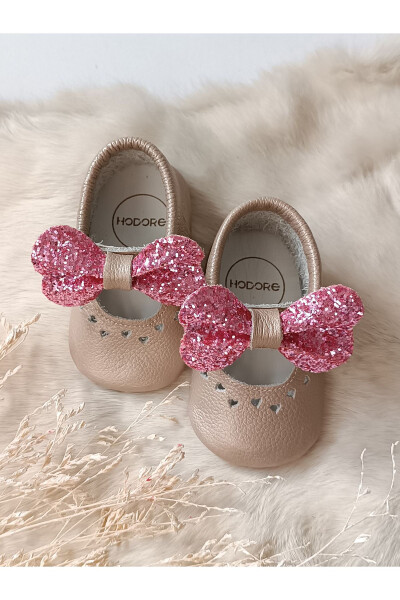 Alice Rose Genuine Leather Baby Moccasin Slippers - 6