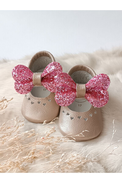 Alice Rose Genuine Leather Baby Moccasin Slippers - 7