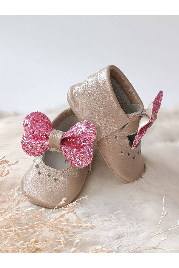 Alice Rose Genuine Leather Baby Moccasin Slippers - 8