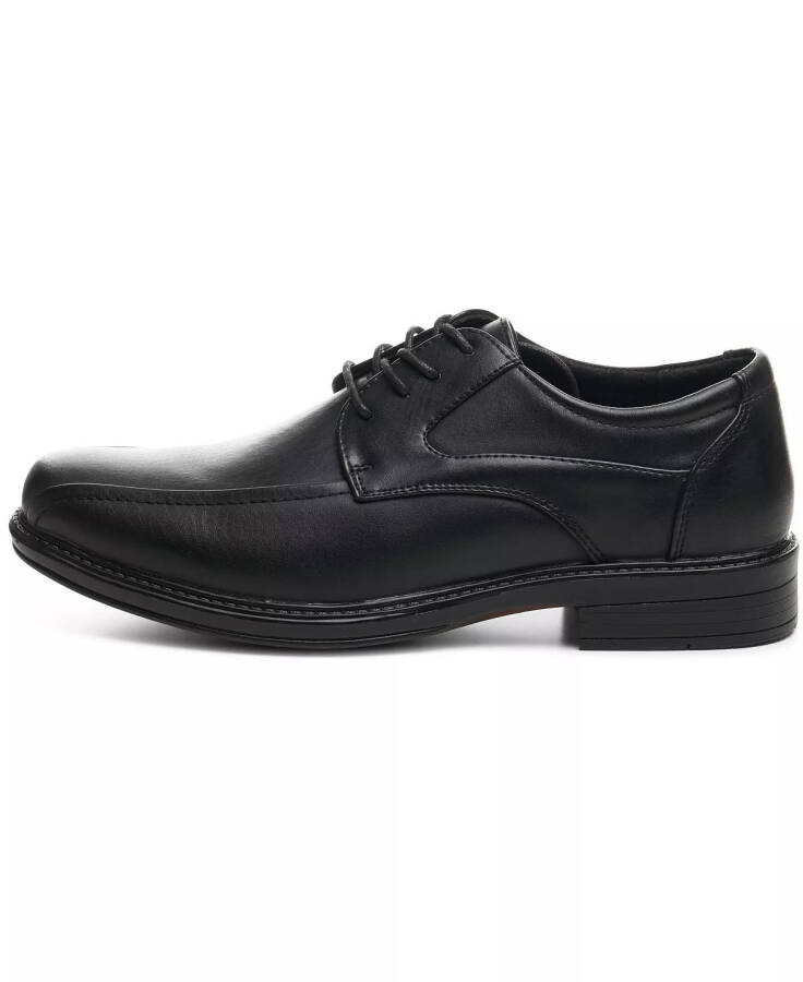 AlpineSwiss Mens Oxford Dress Shoes Lace Up Leather Lined Baseball Stitch Loafer Black - 2