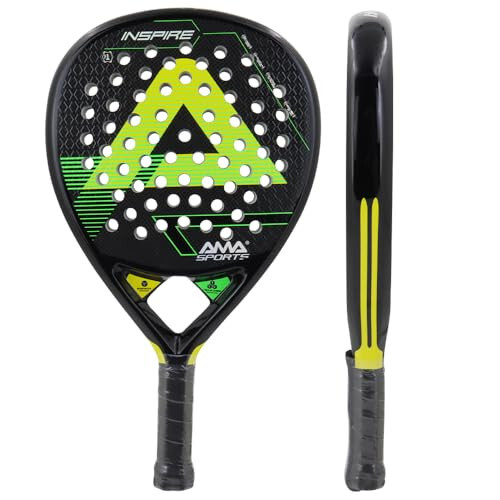 AMA Sport Padel Paddle Tennis Racket Carbon Fiber Pop Tennis Paddle Paddleball Racquets 3K,12K,18K,Full Carbon - 1