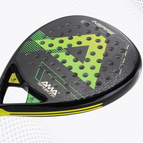 AMA Sport Padel Paddle Tennis Racket Carbon Fiber Pop Tennis Paddle Paddleball Racquets 3K,12K,18K,Full Carbon - 6