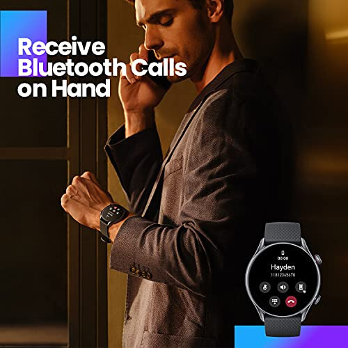 Amazfit GTR 3 Pro Akıllı Saat 46mm Android ve iPhone için, 14 Gün Pil Ömrü, GPS, Dahili Alexa, Bluetooth Aramaları, 150'den Fazla Spor Modu ile Erkekler İçin Fitness Takip Cihazı, Uyku Kalp Ritmi Sağlık Takibi, Siyah - 10