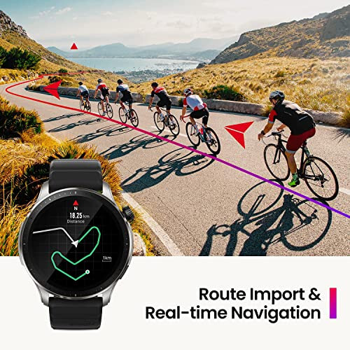 Amazfit GTR 4 Akıllı Saat 46mm, GPS, Dahili Alexa, Bluetooth Aramaları ve Mesajlar, 14 Gün Pil Ömrü, Kalp Atış Hızı Uyku İzleme, Yapay Zeka Fitness Uygulaması ve Spor Koçu, 150'den Fazla Spor Modu, Android iPhone İçin, Gri - 4