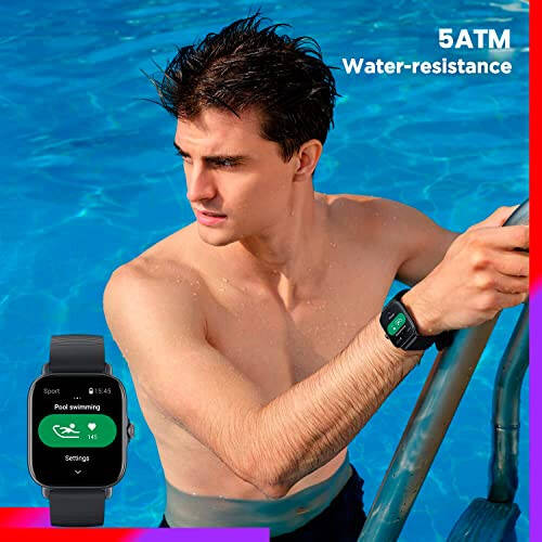 Amazfit GTS 3 Smart Watch 42mm for Android iPhone, Alexa Built-In, GPS, 12-Day Battery Life, Fitness Sports Watch with 150 Sports Modes, AMOLED Display, Sleep Heart Rate Health Tracker, Black - 6