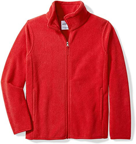 Amazon Essentials Boys and Toddlers' Polar Fleece Full-Zip Mock Jacket - 1