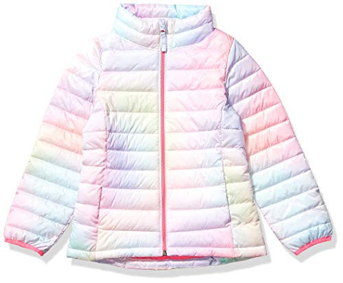 Amazon Essentials Girls and Toddlers' Lightweight Water-Resistant Packable Mock Puffer Jacket - 1