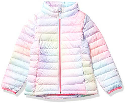 Amazon Essentials Girls and Toddlers' Lightweight Water-Resistant Packable Mock Puffer Jacket - 1