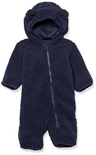 Amazon Essentials Unisex Babies' Sherpa Fleece Bunting Suit - 1