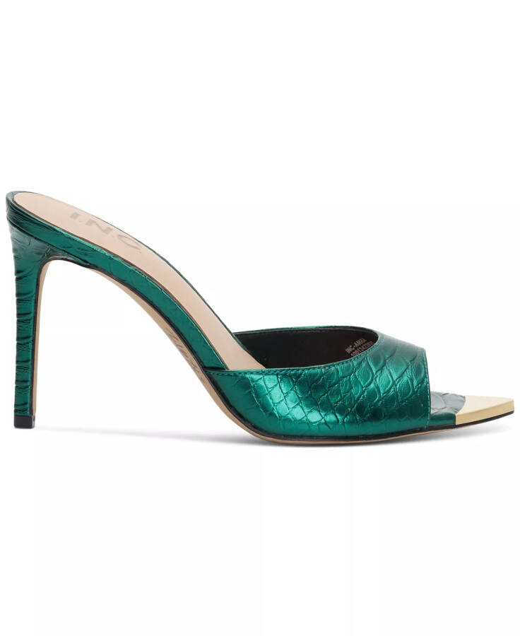 Amra Dress Slide Sandals, Created for Modazone Emerald Snake Print - 3