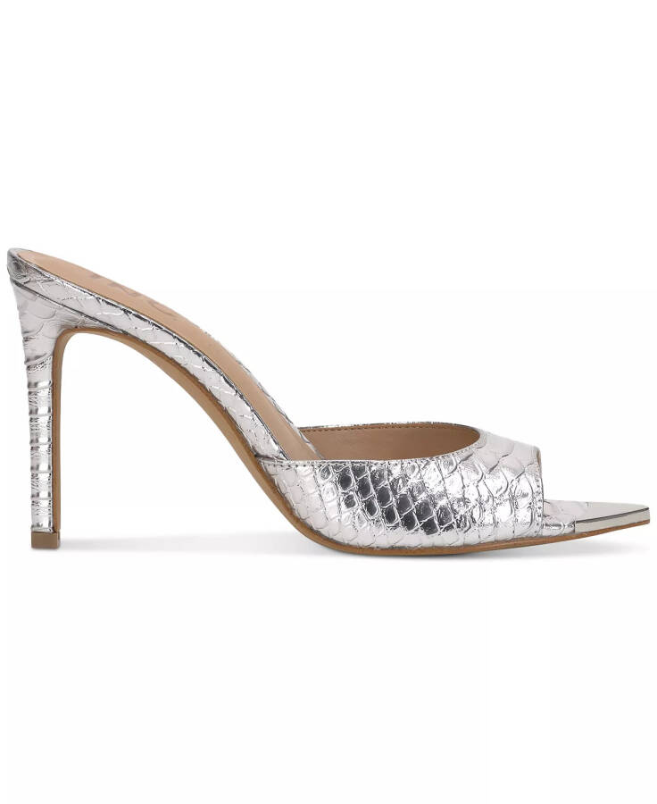 Amra Dress Slide Sandals, Created for Modazone Silver Snake Print - 2