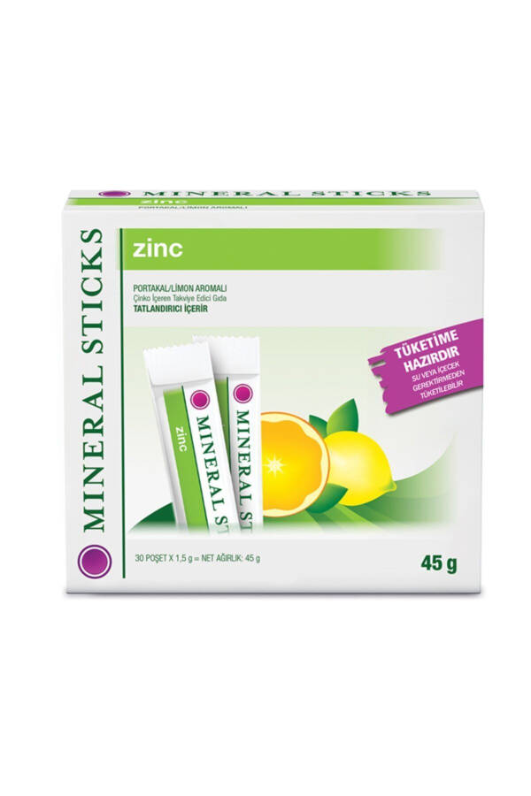 Amway Zinc Mineral Sticks Dietary Supplement (30 Sachets) - 2