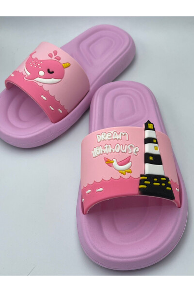 Anatomic Base Non-Slip Base Pool Sea Home Street Kids Slippers - 60