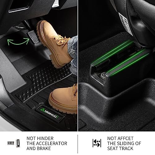 ANBINGO - Mats Set for KIA Seltos 2021-2023 (Trunk Without subwoofer) TPE All Weather Car Mats Waterproof Non-Slip Mat Full Sets - 7