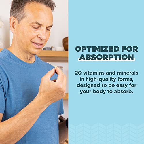 Ancient Nutrition Multivitamin for Men, Ancient Multi Men's Once Daily Vitamin Supplement 30 Ct, Vitamin A, Vitamin B and Vitamin K2, Fenugreek Seed, Supports Immune System, Paleo and Keto Friendly - 4