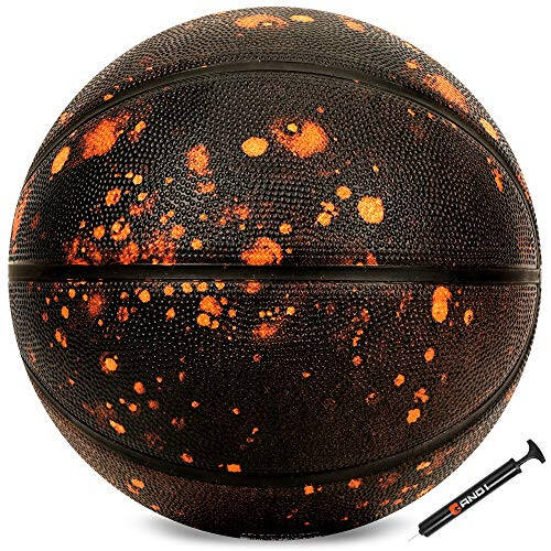 AND1 Chaos Basketball: Official Regulation Size 7 (29.5 inches) Rubber - Deep Channel Construction Streetball, Made for Indoor Outdoor Basketball Games - 2