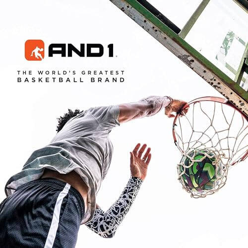 AND1 Ultra Grip Basketbol: Resmi Düzenleme Boyutu 7 (29,5 inç) Kauçuk - Derin Kanal İnşaatı Sokak Basketbolu, Kapalı ve Açık Basketbol Oyunları İçin Yapılmıştır - 6