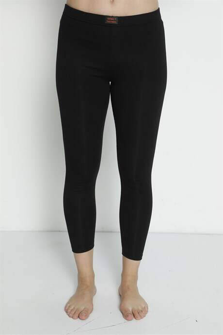 Angelino Women's Black Thermal Leggings - 9