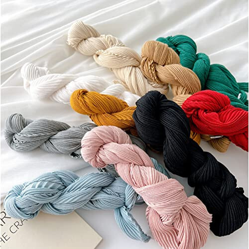 ANIDL Crinkle Solid Color Cotton Hemp Small Square Scarfs Silk Scarf, Female Four Seasons Thin Wrap Scarf Head Shawl - 4